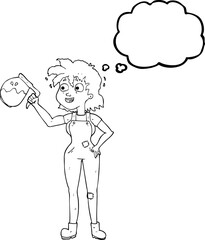 too much coffee thought bubble cartoon