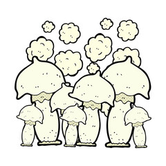 cartoon mushrooms