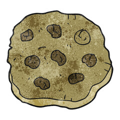 textured cartoon cookie
