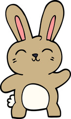cartoon doodle cute bunny