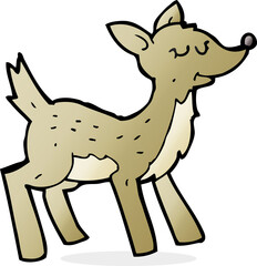 cute cartoon deer