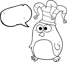 speech bubble cartoon funny bird