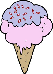 cartoon ice cream
