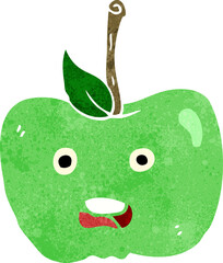 cartoon apple