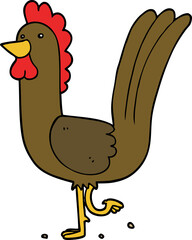 cartoon rooster