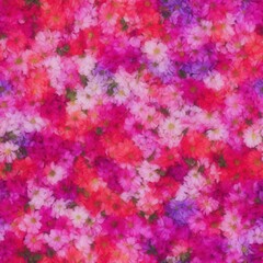 Fototapeta na wymiar Abstract seamless flower background, generative ai 