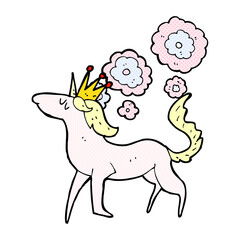 cartoon magical horse