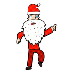 cartoon santa claus