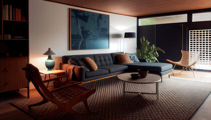 Midcentury Modern Living Room