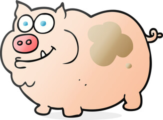 cartoon pig