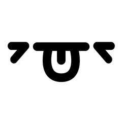 dismissive face icon