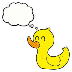 thought bubble cartoon cute duck