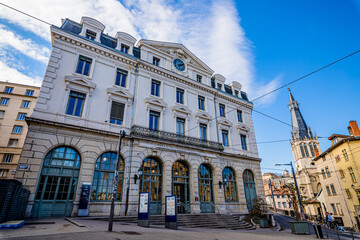Fototapeta na wymiar La Gare de Lyon Saint-Paul