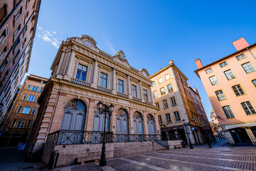 Fototapeta premium Le Temple du Change dans le Vieux Lyon