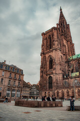 big church in the Strasbourg city
