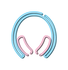 neon, headphone