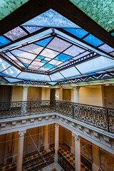 Obraz premium Dans l'ancien immeuble de la banque de France à Lyon