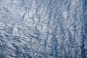 Texture of quiet blue Water
