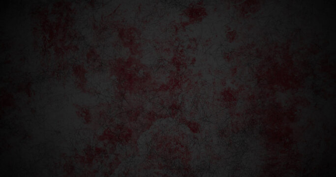 Image of distressed dark gray pattern with copy space on black background