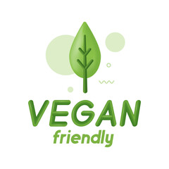 Vegan icon set. Bio, Ecology, Organic logos and badges, label, tag. Green leaf on white background. Vector illustration