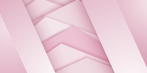 Fototapeta premium Abstract background in pink colors with several overlapping surfaces with shadows