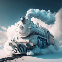 Naklejka premium Locomotive