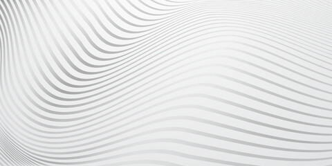 Abstract background of wavy lines in gray colors