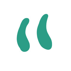 Quotes shape illustration