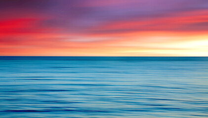 Fototapeta na wymiar Sunset on Nantucket Sound at Chatham, Cape Cod