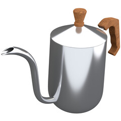 3d teapot illustration, for UI, poster, banner, social media post. 3D rendering