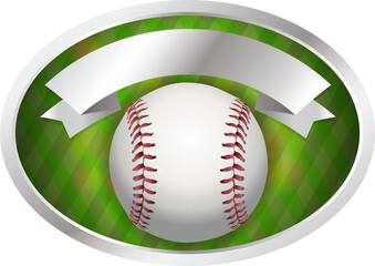 Baseball Emblem Illustration