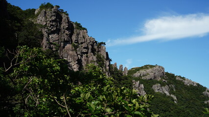 Fototapeta na wymiar beautiful mountains in korea