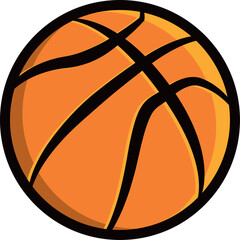 Fototapeta  Single Basketball Icon Illustration obraz