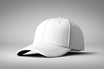 White Hat Mockup Template Design Generated AI