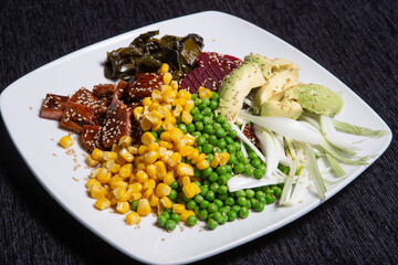 Raw Organic Ahi Tuna Poke