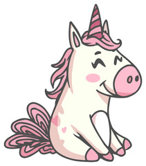 Kawaii Unicorn Cartoon