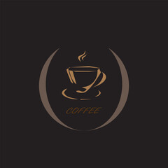 offee vintage logo design