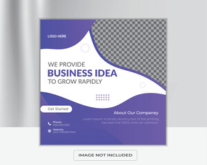 Social Media Post Template Design