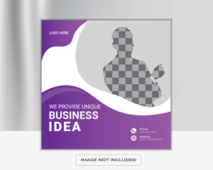 Social Media Post Template Design