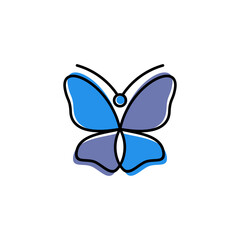 logo design butterfly unique