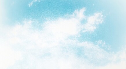 Fototapeta na wymiar Sky and clouds background in blue beige tones
