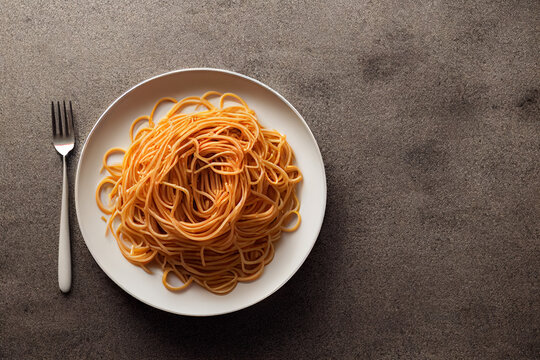 italian pasta in a bowl, geneatie AI
