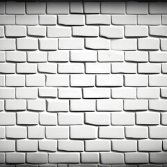 white brick wall background 3d