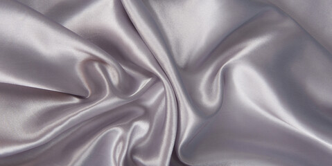 gray or silver silk satin texture background.