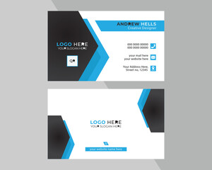 creative business card template,Vector illustration Modern and simple business card design,Minimal Business Card Layout,Personal visiting card with company logo. Vector illustration. Station