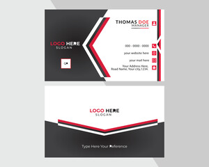 creative business card template,Vector illustration Modern and simple business card design,Minimal Business Card Layout,Personal visiting card with company logo. Vector illustration. Station