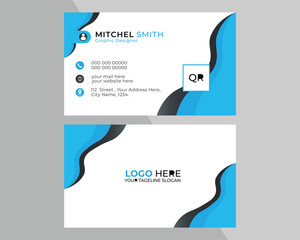 creative business card template,Vector illustration Modern and simple business card design,Minimal Business Card Layout,Personal visiting card with company logo. Vector illustration. Station