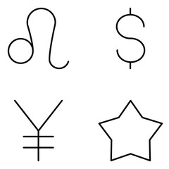 Symbol Vector Line Icons