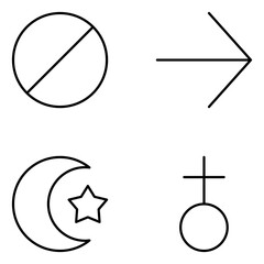Symbol Vector Line Icons