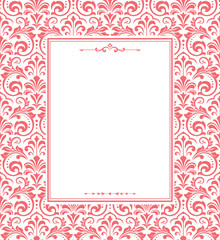 Abstract floral pattern. Vector seamless background. Perfect for invitations or announcements.